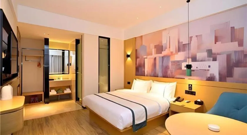 Bed in City Comfort Inn Kunming High-speed Railway South Station 7th Street Area