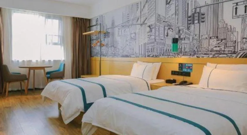 Bed in City Comfort Inn Kunming High-speed Railway South Station 7th Street Area