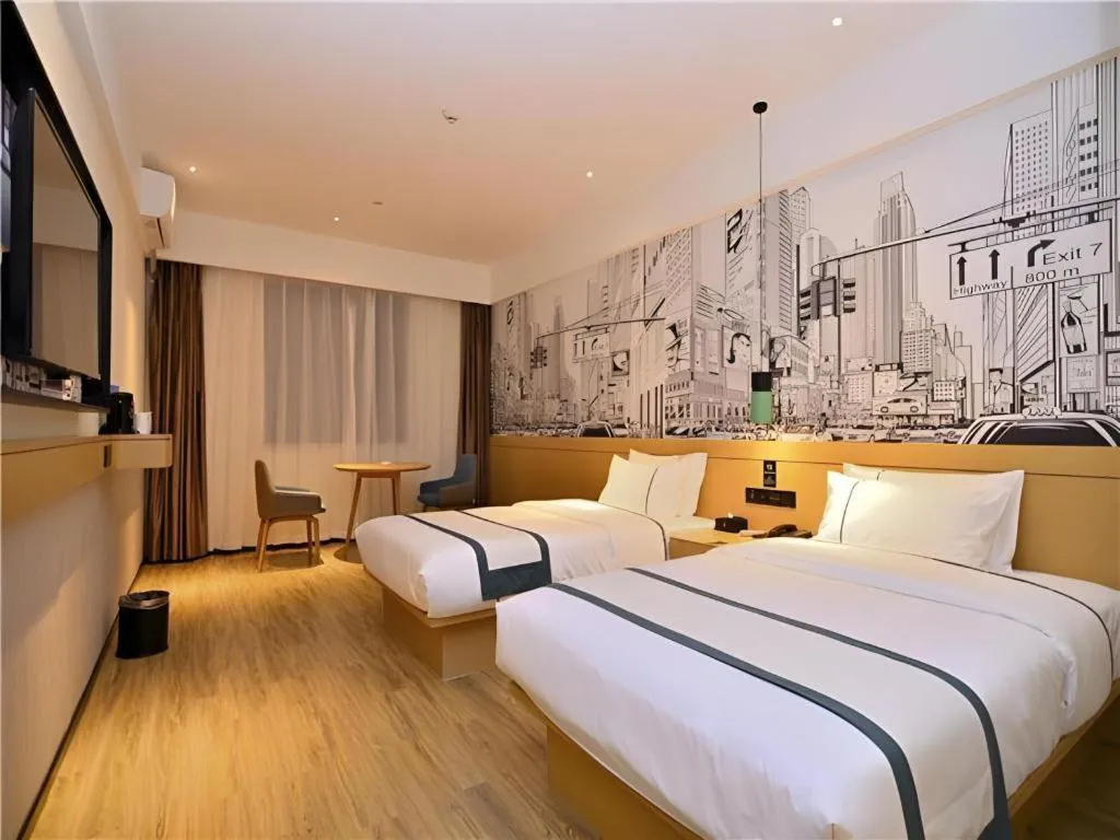 Bed in City Comfort Inn Kunming High-speed Railway South Station 7th Street Area