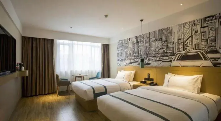 Bed in City Comfort Inn Changsha Outlets Datuo Metro Station Bed in City Comfort Inn Changsha Outlets Datuo Metro Station