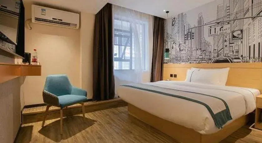 Bed in City Comfort Inn Changsha Outlets Datuo Metro Station Bed in City Comfort Inn Changsha Outlets Datuo Metro Station