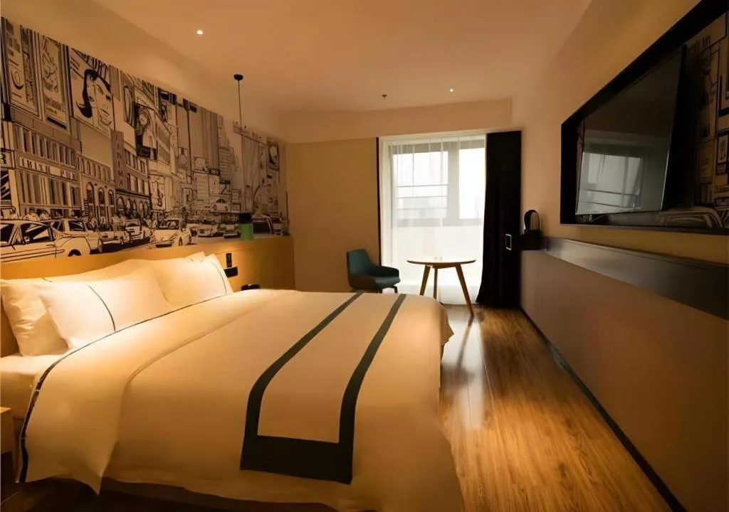 Bed in City Comfort Inn Changsha Outlets Datuo Metro Station