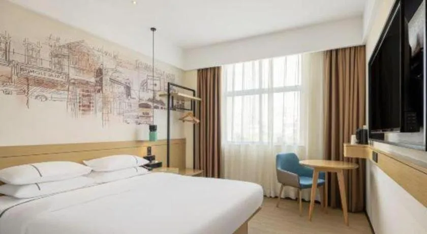 Bed in City Comfort Inn Yulin Yudong