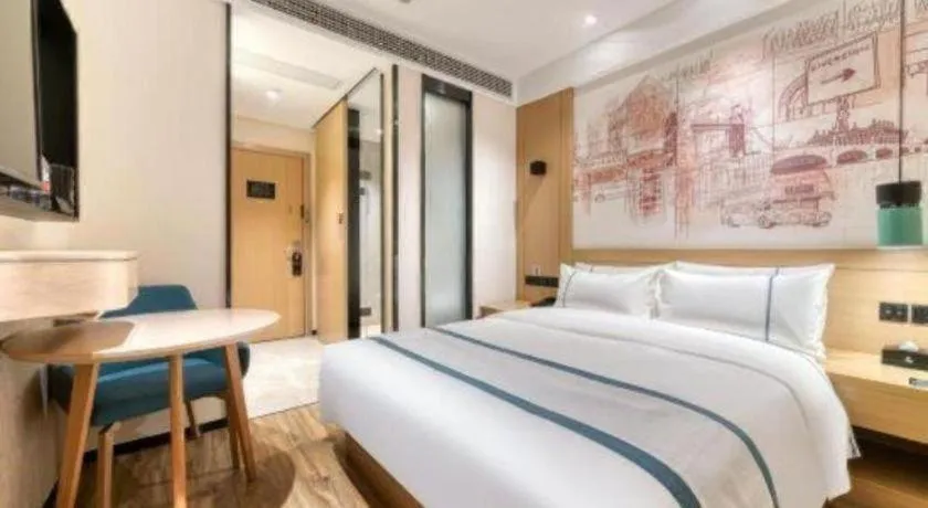 Bed in City Comfort Inn Yulin Yudong