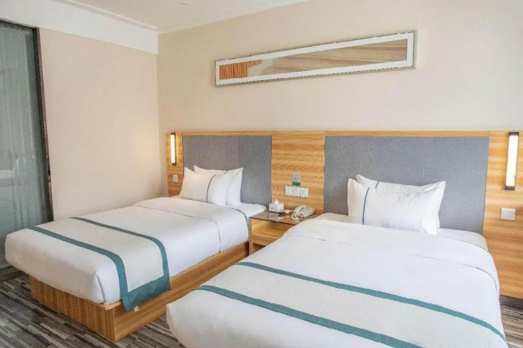 Bed in City Comfort Inn Hengyang Jiefang Avenue Business Walking Street