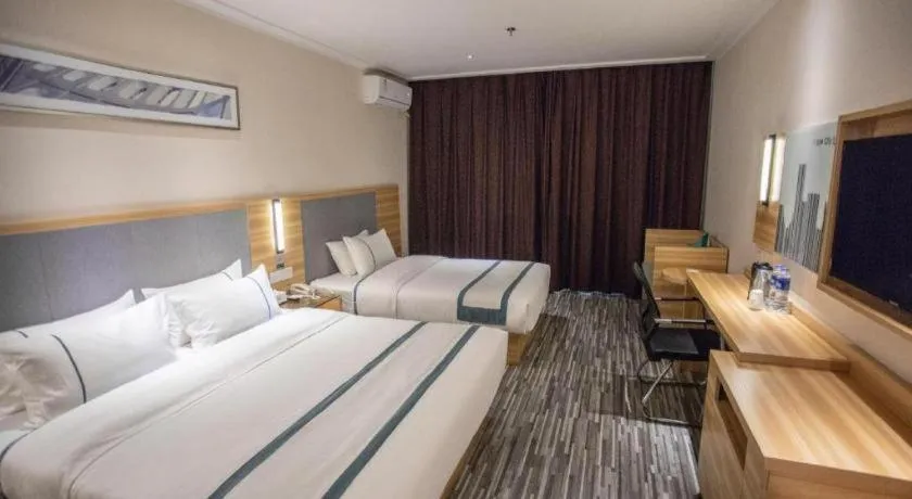 Bed in City Comfort Inn Hengyang Jiefang Avenue Business Walking Street
