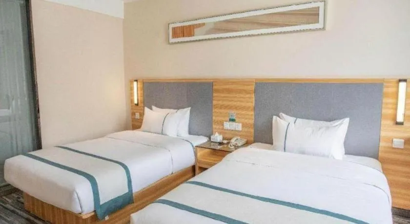 Bed in City Comfort Inn Hengyang Jiefang Avenue Business Walking Street