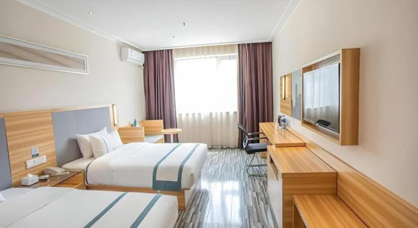 Bed in City Comfort Inn Hengyang Jiefang Avenue Business Walking Street