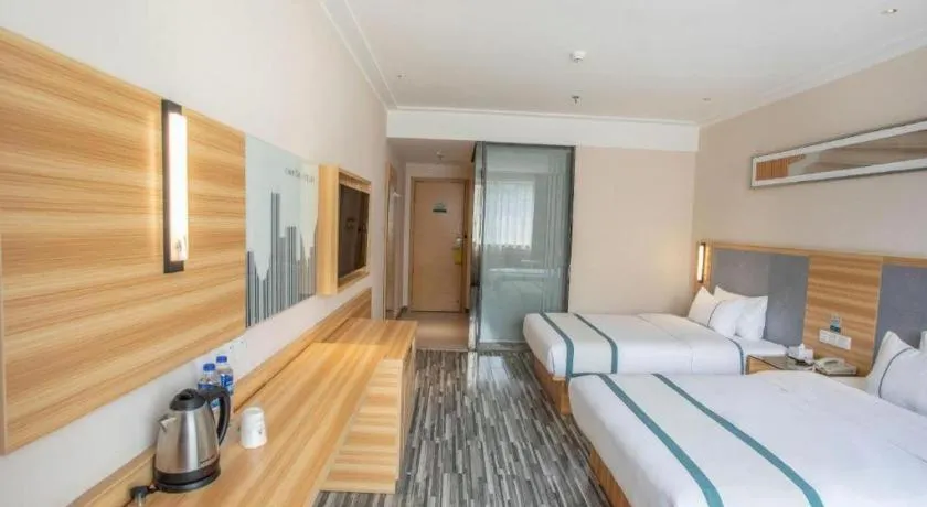 Bed in City Comfort Inn Hengyang Jiefang Avenue Business Walking Street