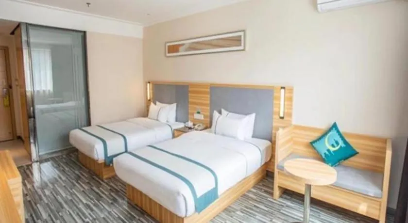 Bed in City Comfort Inn Hengyang Jiefang Avenue Business Walking Street
