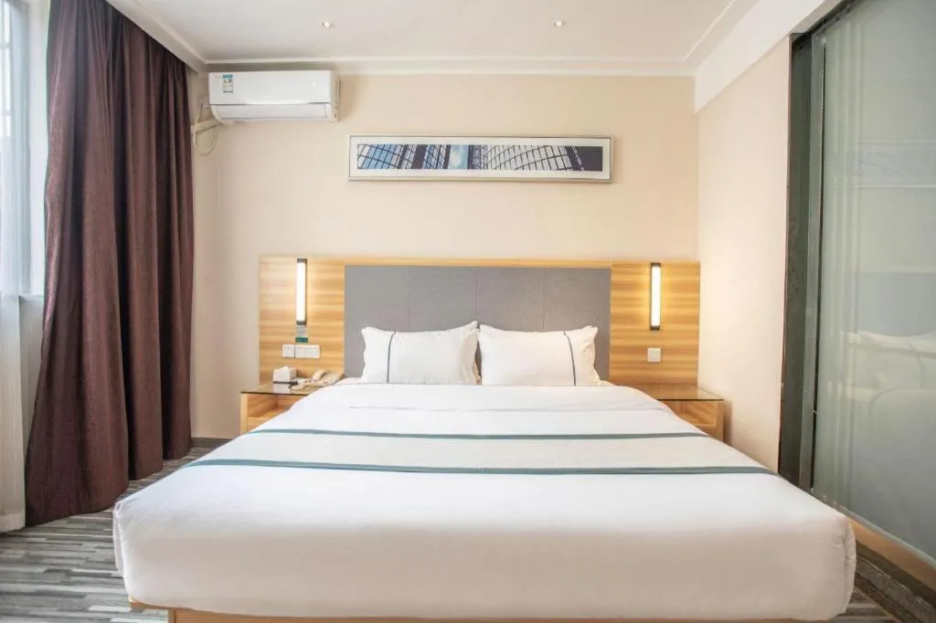 Bed in City Comfort Inn Hengyang Jiefang Avenue Business Walking Street