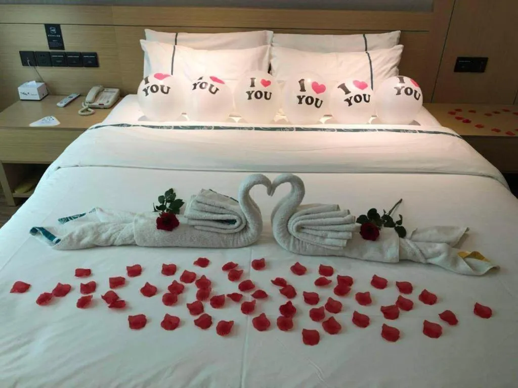 Bed in City Comfort Inn Qingyuan City Plaza Hefu Dongcheng