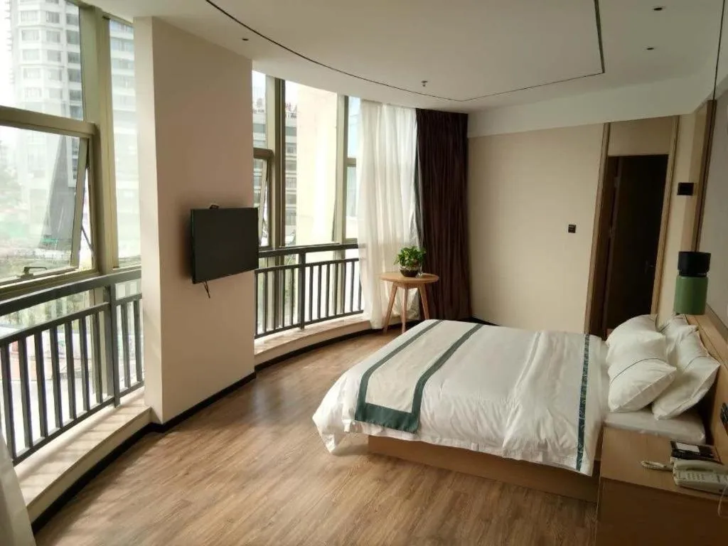 Bed in City Comfort Inn Qingyuan City Plaza Hefu Dongcheng