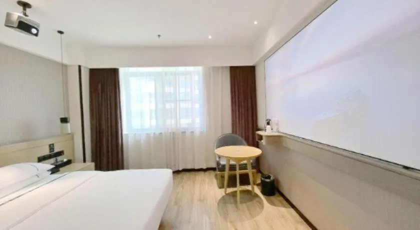 Bed in City Comfort Inn Qingyuan City Plaza Hefu Dongcheng