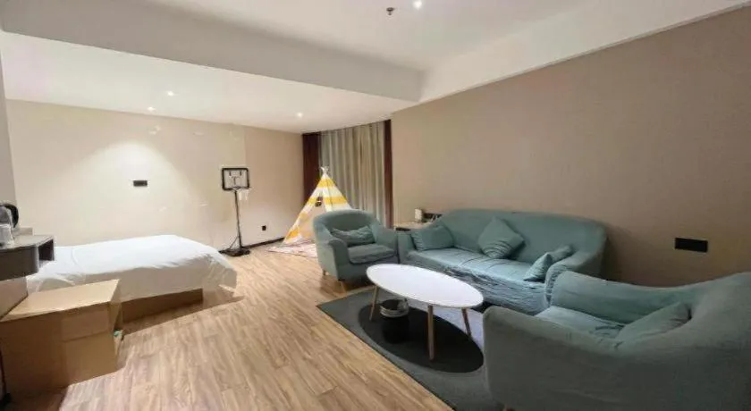 Bed in City Comfort Inn Qingyuan City Plaza Hefu Dongcheng