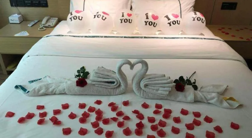 Bed in City Comfort Inn Qingyuan City Plaza Hefu Dongcheng