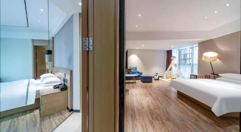 Bed in City Comfort Inn Qingyuan City Plaza Hefu Dongcheng