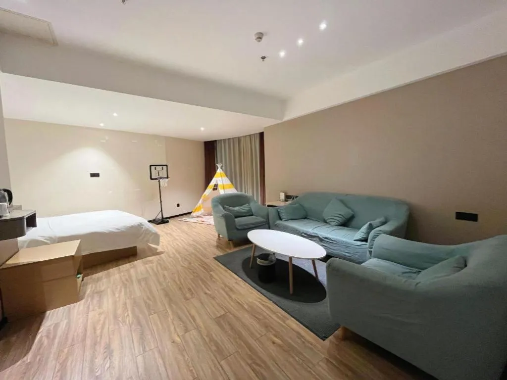 Bed in City Comfort Inn Qingyuan City Plaza Hefu Dongcheng