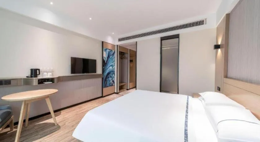 Bed in City Comfort Inn Qingyuan City Plaza Hefu Dongcheng