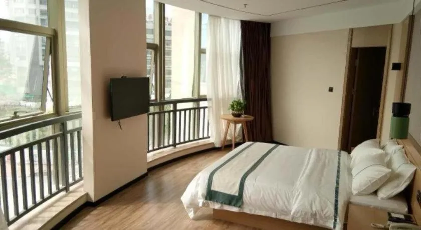 Bed in City Comfort Inn Qingyuan City Plaza Hefu Dongcheng