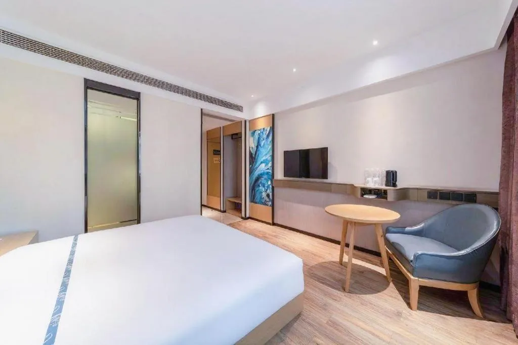 Bed in City Comfort Inn Qingyuan City Plaza Hefu Dongcheng