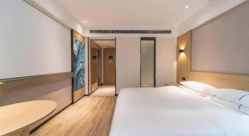 Bed in City Comfort Inn Qingyuan City Plaza Hefu Dongcheng