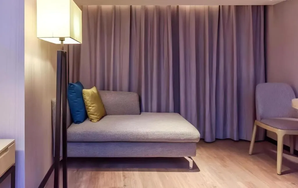 Bed in Echarm Hotel Guiyang North High-speed Railway Station