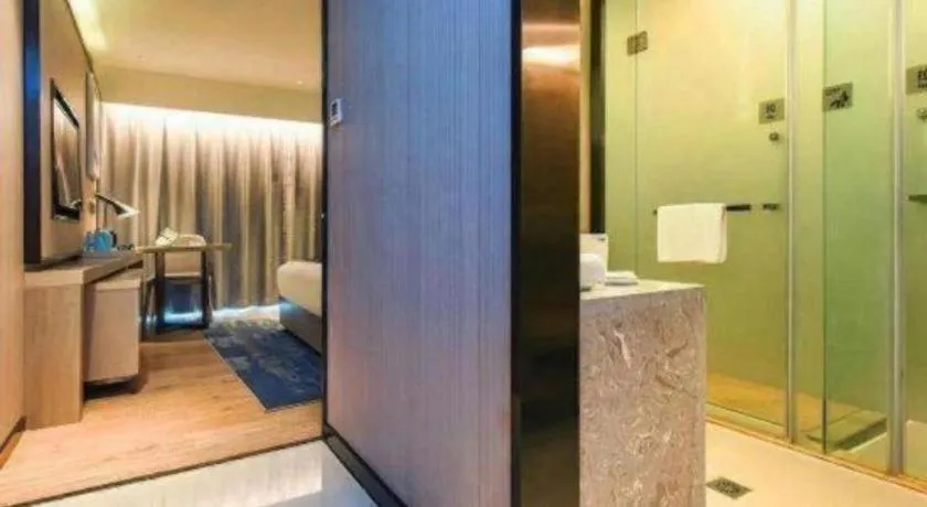 Bed in Echarm Hotel Guiyang North High-speed Railway Station