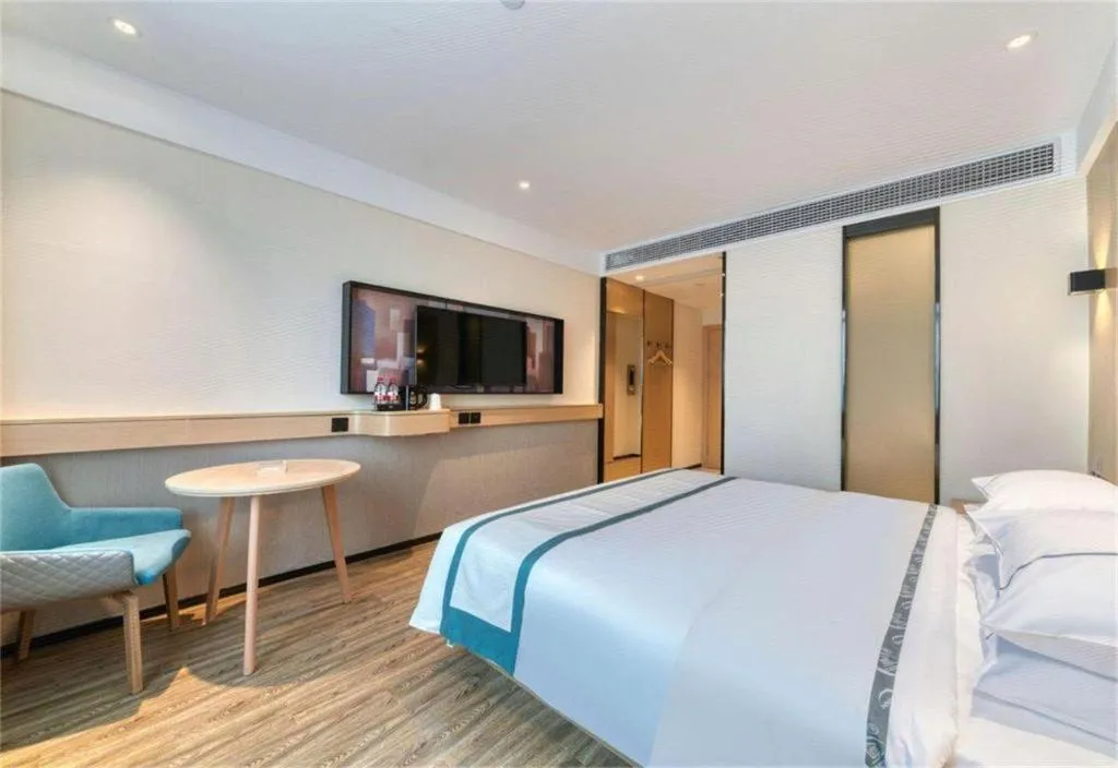 Bed in City Comfort Inn Zhangjiakou Municipal Government High-speed Railway Station North Institute