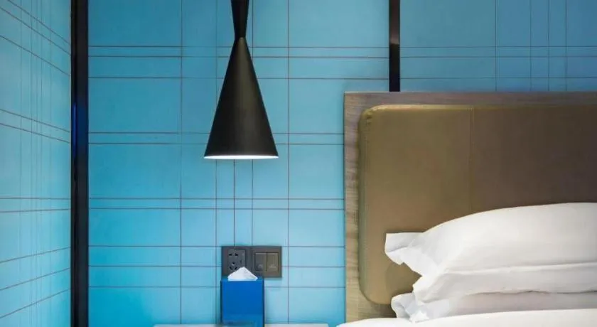 Bed in Echarm Hotel Guilin Railway Station the MixC