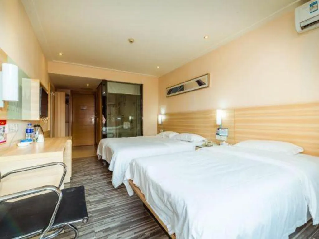 Bed in City Comfort Inn Changsha Wanjiali Mawangdui Metro Station