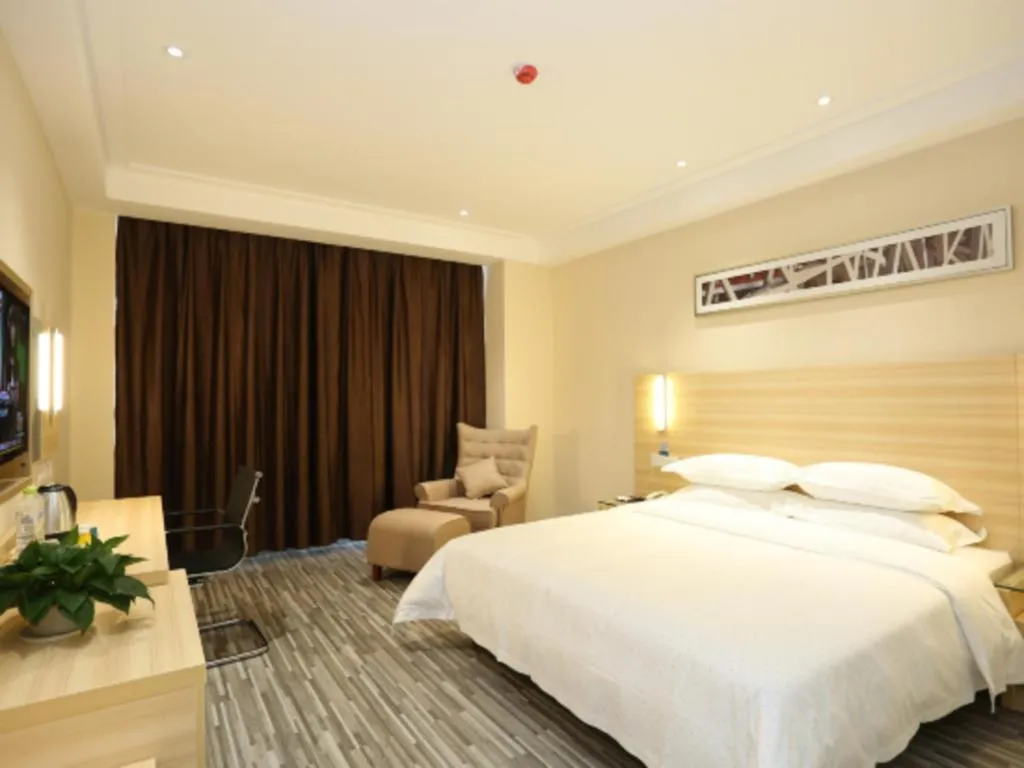 Bed in City Comfort Inn Changsha Wanjiali Mawangdui Metro Station