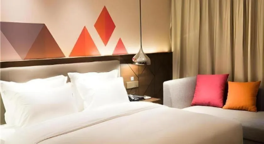 Bed in Borrman Hotel Huanggang Wuxue Yuhu Road