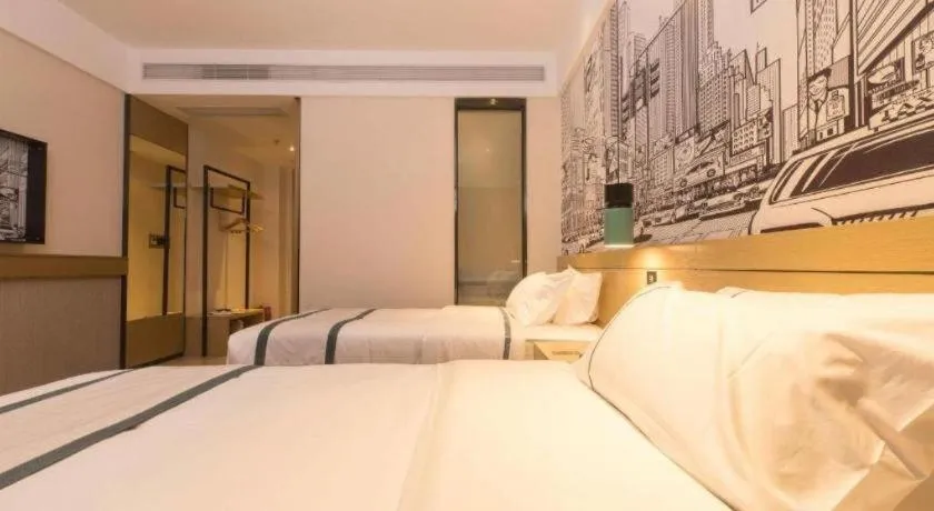 Bed in City Comfort Inn Foshan Shishan Square