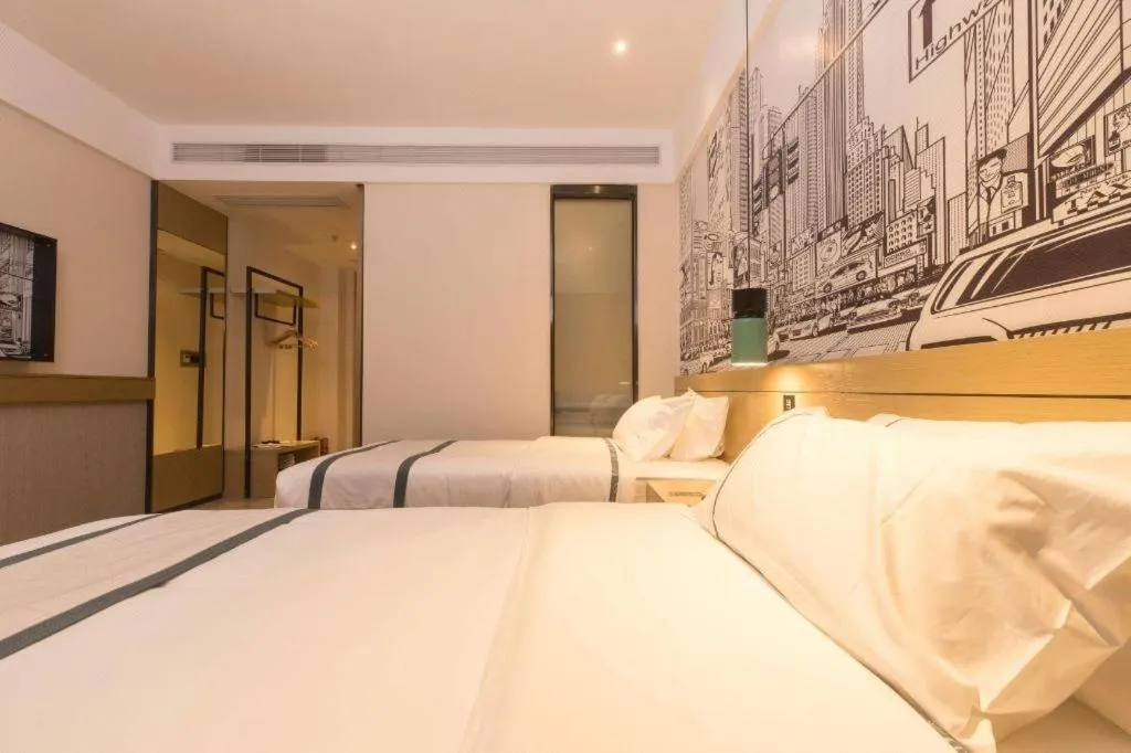 Bed in City Comfort Inn Foshan Shishan Square
