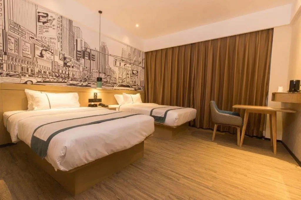 Bed in City Comfort Inn Foshan Shishan Square