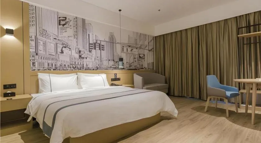 Bed in City Comfort Inn Foshan Shishan Square