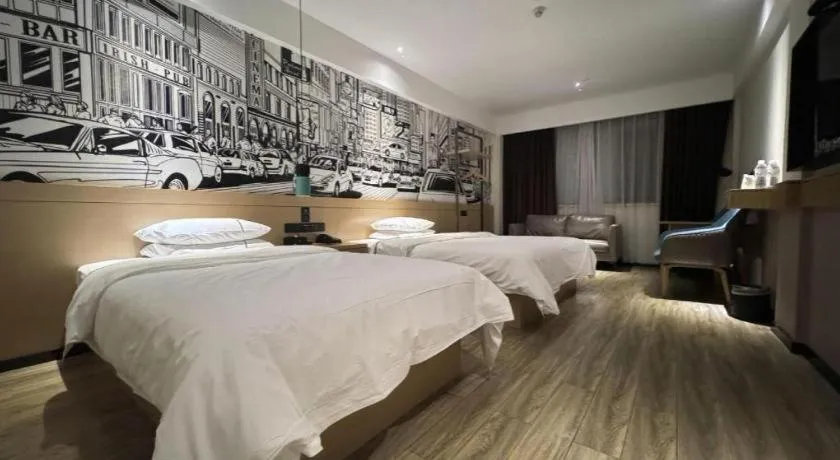 Bed in City Comfort Inn Shiyan Wudang Mountain