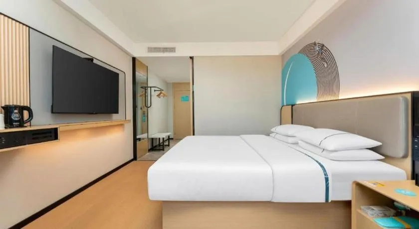 Bed in City Comfort Inn Shiyan Wudang Mountain