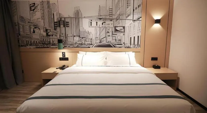 Bed in City Comfort Inn Fuchuan Fenghuang Road