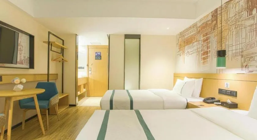 Bed in City Comfort Inn Lijiang Ancient Town