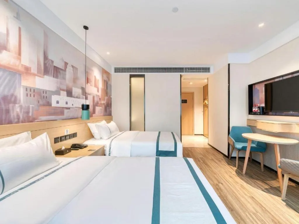 Bed in City Comfort Inn Lijiang Ancient Town