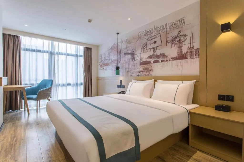 Bed in City Comfort Inn Lijiang Ancient Town