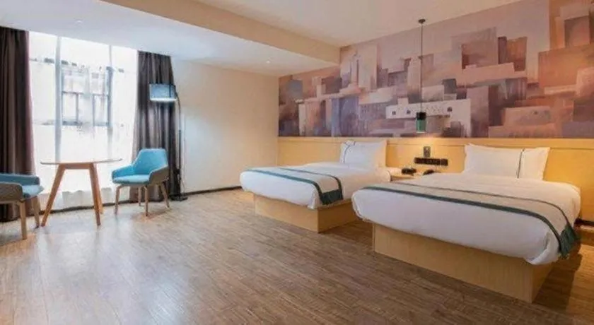 Bed in City Comfort Inn Lijiang Ancient Town