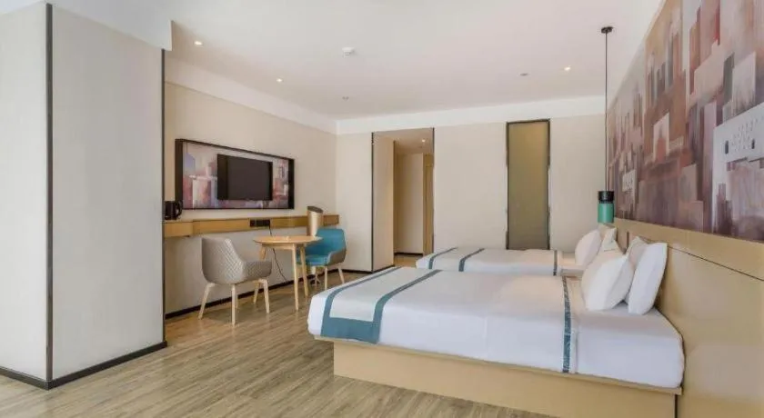 Bed in City Comfort Inn Lijiang Ancient Town