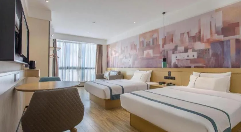 Bed in City Comfort Inn Lijiang Ancient Town