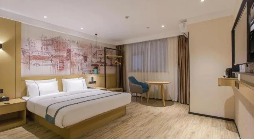 Bed in City Comfort Inn Lijiang Ancient Town