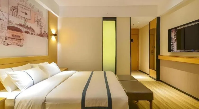 Bed in City Comfort Inn Lijiang Ancient Town