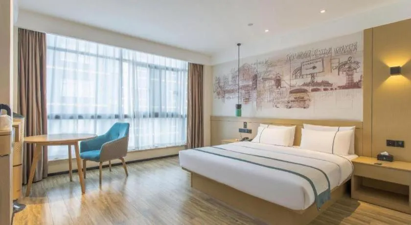 Bed in City Comfort Inn Lijiang Ancient Town