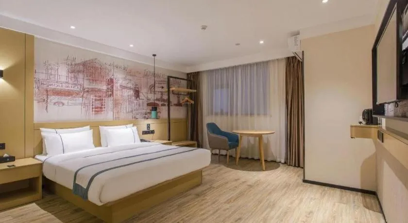 Bed in City Comfort Inn Lijiang Ancient Town